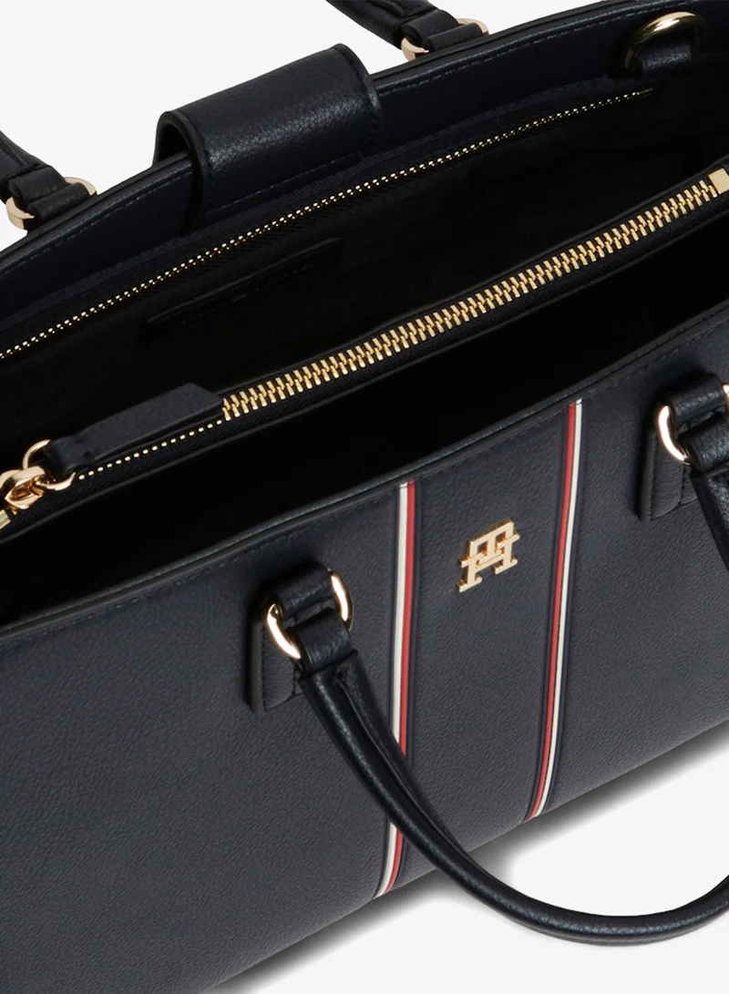 Tommy Hilfiger Space Blue Signature Crossbody Satchel for Women | Best Price UAE
